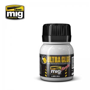 Ammo Mig Jimenez ULTRA GLUE - FOR ETCH, CLEAR PARTS & MORE (acrylic waterbase glue)