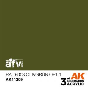 AK Interactive RAL 6003 Olivgrün opt.1 17 ml