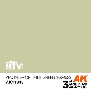 AK Interactive APC Interior Light Green (FS24533) 17 ml