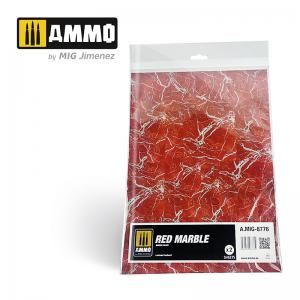 Ammo Mig Jimenez Red Marble. Sheet of Marble - 2 pcs.