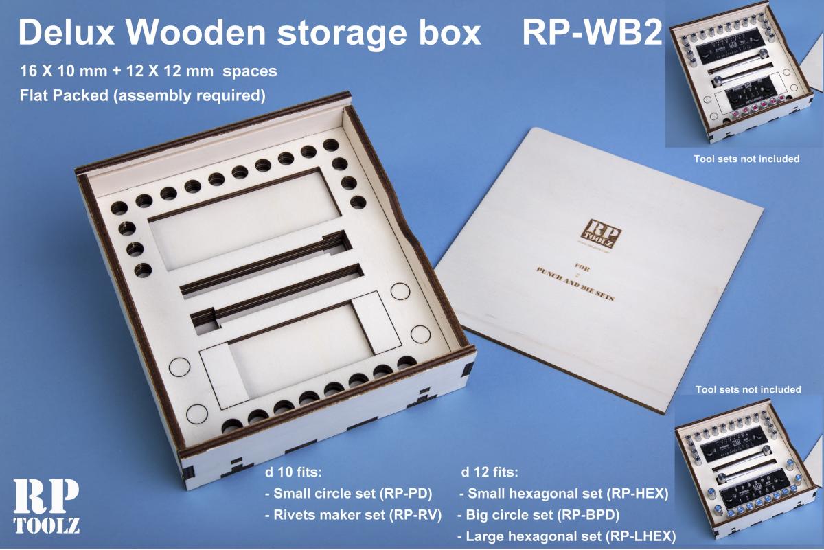 RP Toolz Deluxe Wooden Storage Box for RPT-PD/RV/HEX/BPD/LHEX