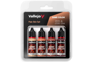 Vallejo Game Color, pale skin set 4x18ml