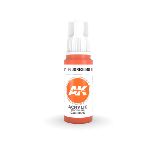AK Interactive Fluorescent Orange 17ml