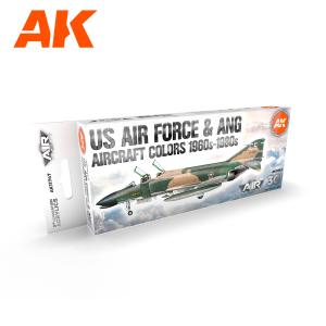 AK Interactive US Air Force & ANG Aircraft 1960s-1980s SET 3G