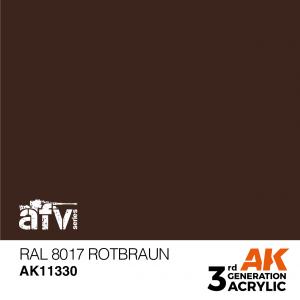 AK Interactive RAL 8017 Rotbraun 17 ml