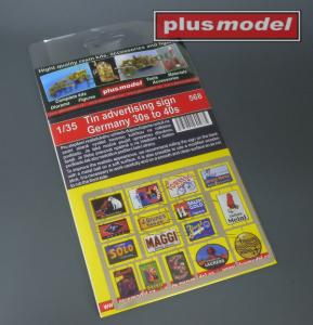 Plus Model Tin advertising sign Germany 30s to 40s