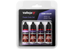 Vallejo Game Color, purple color set 4x18ml