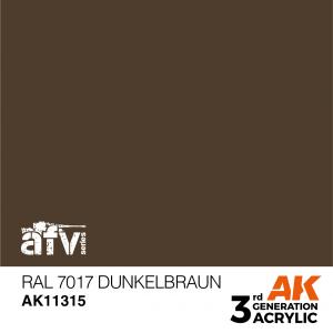 AK Interactive RAL 7017 Dunkelbraun 17 ml