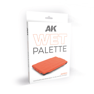 AK Interactive WET PALETTE (Includes 40 papers sheets + 2 wipes)