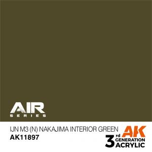 AK Interactive IJN M3 (N) Nakajima Interior Green 17 ml