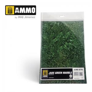 Ammo Mig Jimenez Jade Green Marble. Sheet of Marble - 2 pcs.