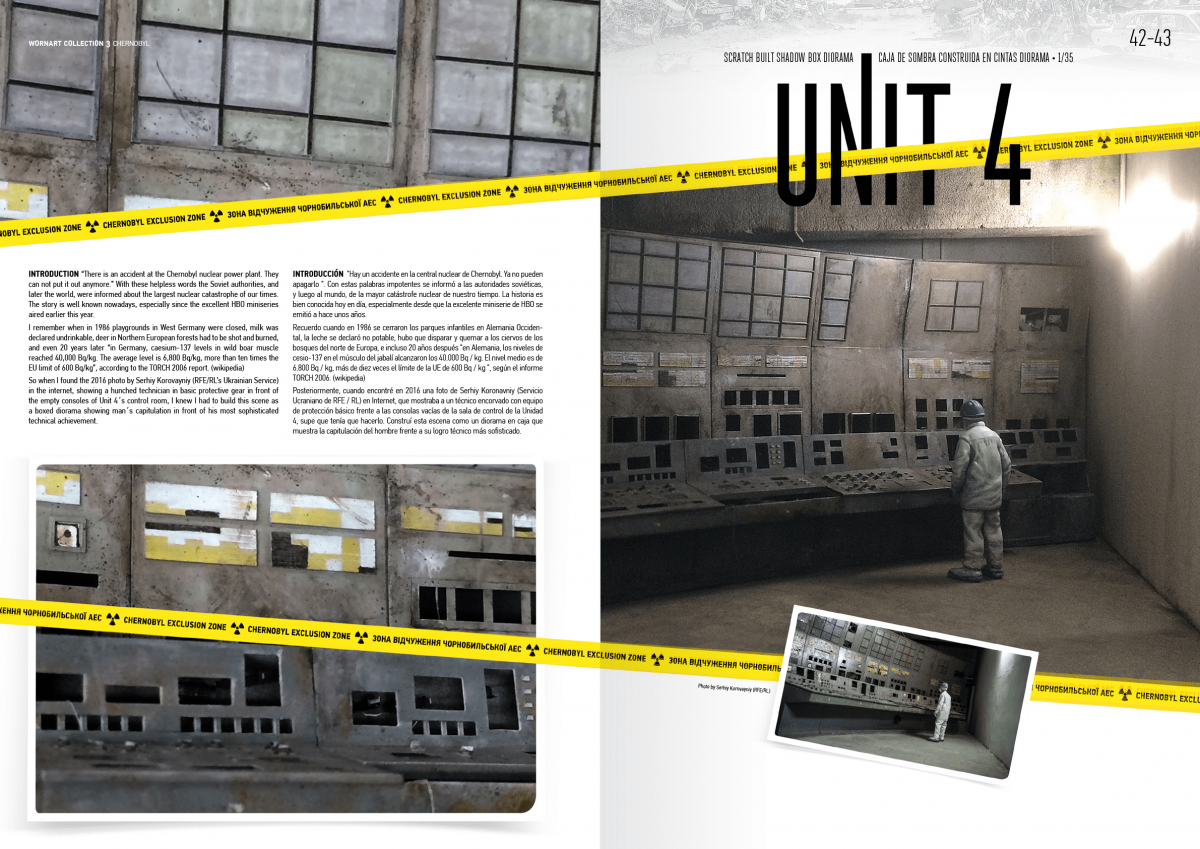 AK Interactive WORN ART COLLECTION #03 Chernobyl - Bilingal