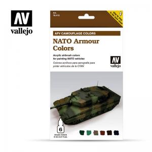 Vallejo NATO Camouflage-AFV Set 6 Color 8 ml.