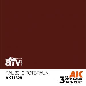 AK Interactive RAL 8013 Rotbraun 17 ml