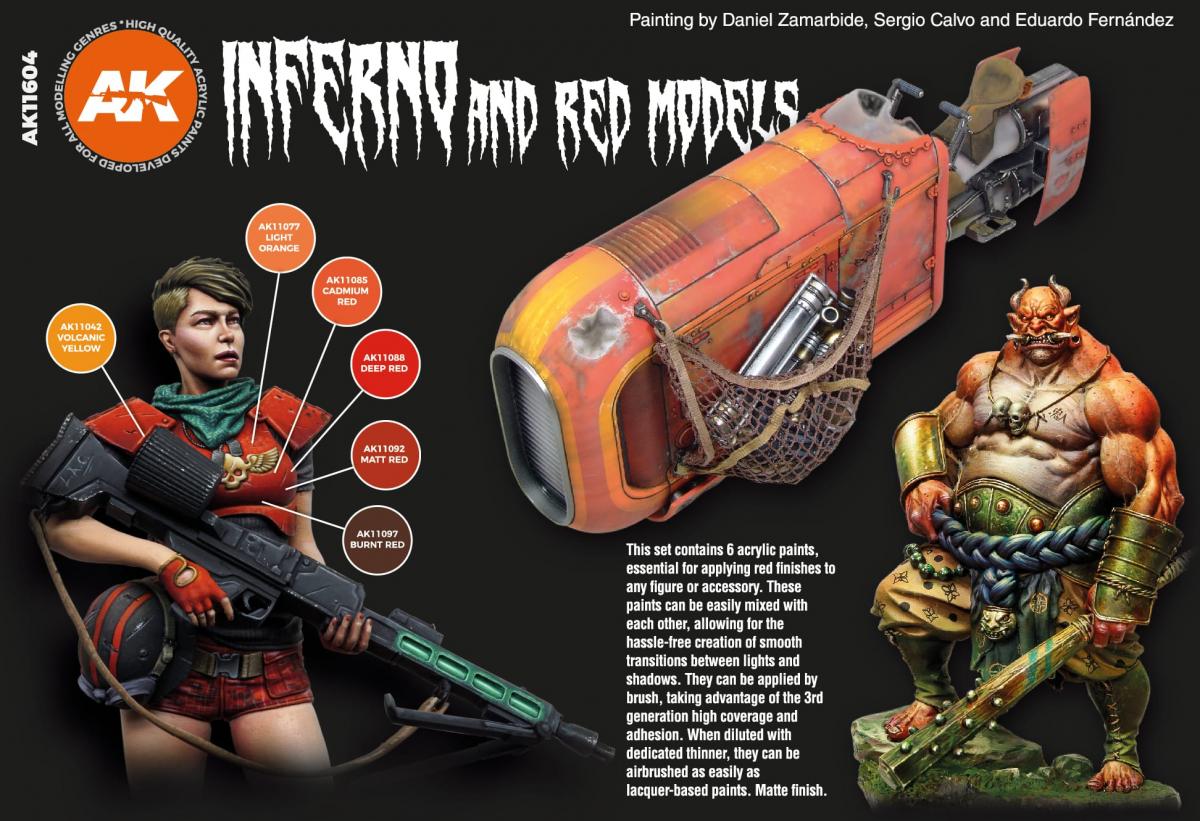 AK Interactive INFERNO AND RED CREATURES