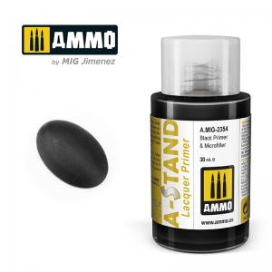 Ammo Mig Jimenez A-STAND Black Primer & Microfiller