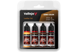 Vallejo Game Color, leather set 4x18ml