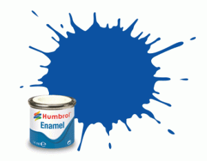 Humbrol French Blue (Gloss) - 14ml enamel