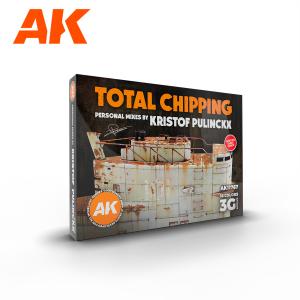 AK Interactive SIGNATURE SET. TOTAL CHIPPING KRISTOF PULINCKX