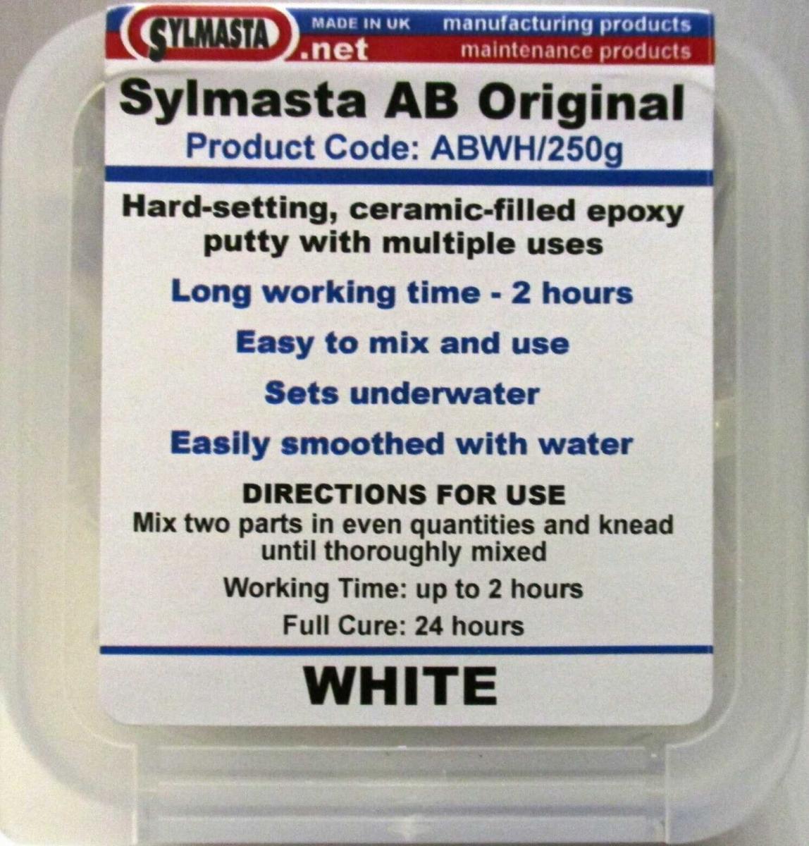 Sylmasta Epoxy Putty A+B Original White