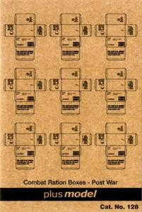 Plus Model U.S. Cardboard Boxes - postwar period
