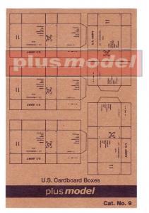 Plus Model U.S. Cardboard Boxes