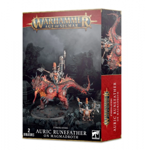 Games Workshop Auric Runefather on Magmadroth