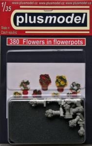 Plus Model Flowers in Flowerpots