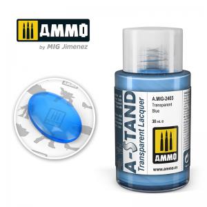 Ammo Mig Jimenez A-STAND Transparent Blue