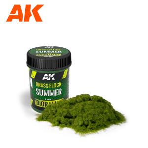 AK Interactive GRASS FLOCK 2mm SUMMER