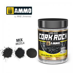 Ammo Mig Jimenez TERRAFORM CORK ROCK Volcanic Rock Mix (Jar 100mL)