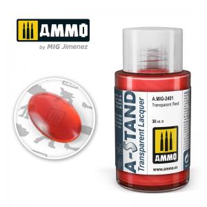 Ammo Mig Jimenez A-STAND Transparent Red