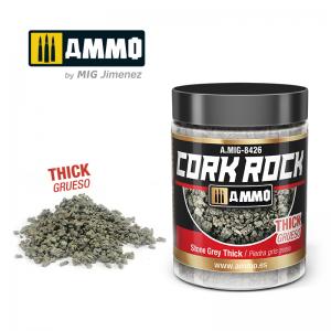 Ammo Mig Jimenez TERRAFORM CORK ROCK Stone Grey Thick (Jar 100mL)