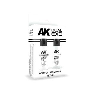 AK Interactive XTREME WHITE & ROBOT WHITE DUAL EXO Set 1