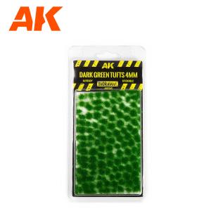 AK Interactive DARK GREEN TUFTS 4MM