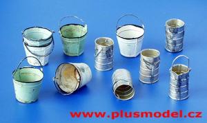 Plus Model Metal buckets and cans