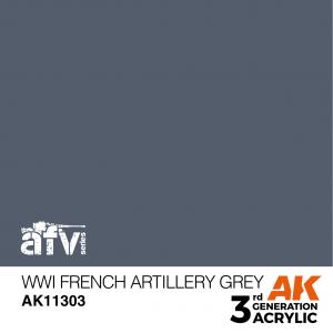 AK Interactive WWI French Artillery Grey 17 ml
