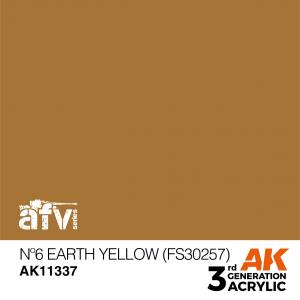 AK Interactive Nº6 Earth Yellow (FS30257) 17 ml