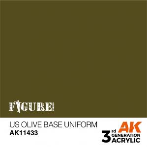 AK Interactive US Olive Base Uniform 17 ml