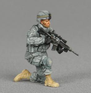 Soga Miniatures American marksmen in patrol group