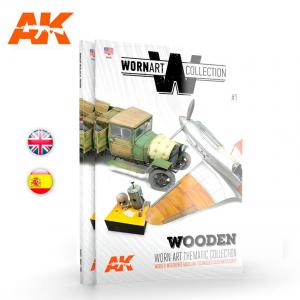 AK Interactive WORN ART COLLECTION 01 - WOODEN