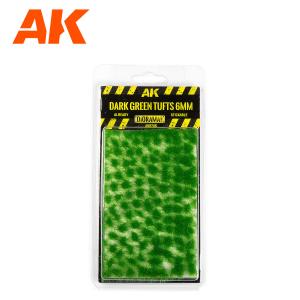 AK Interactive DARK GREEN TUFTS 6MM