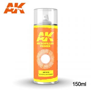 AK Interactive Microfiller Primer - Spray 150ml (Includes 2 nozzles)