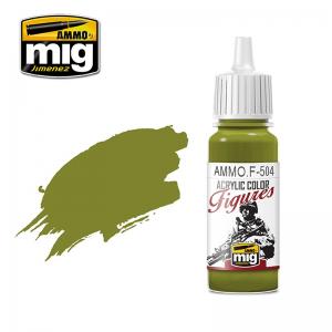 Ammo Mig Jimenez FIGURES PAINTS Yellow Green FS-34259
