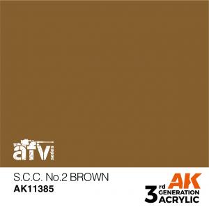 AK Interactive S.C.C. No.2 Brown 17 ml