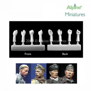 Alpine Minatures Panzer Crew Heads & Hands