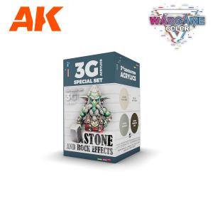 AK Interactive WARGAME COLOR SET. STONE AND ROCK EFFECTS.