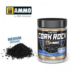 Ammo Mig Jimenez TERRAFORM CORK ROCK Volcanic Rock Medium (Jar 100mL)