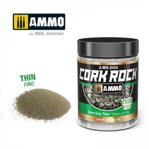 Ammo Mig Jimenez TERRAFORM CORK ROCK Stone Grey Thin (Jar 100mL)