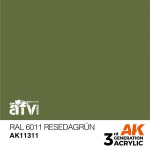 AK Interactive RAL 6011 Resedagrün 17 ml